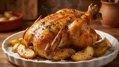 Recept od šéfkuchára: kurča pečené na soli v rúre – šťavnaté zvnútra a chrumkavé zvonka